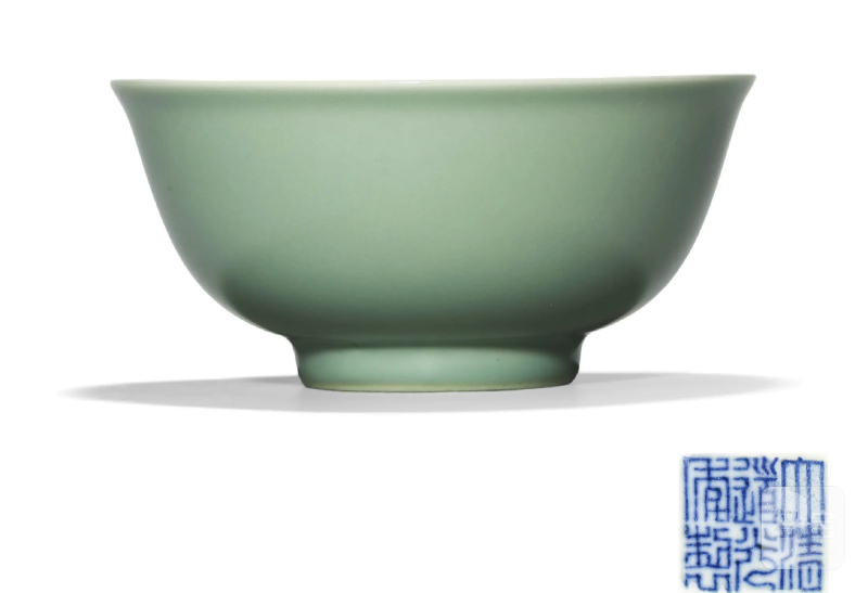 清道光 青釉碗 - 图1